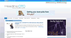 Desktop Screenshot of headlineotc.com